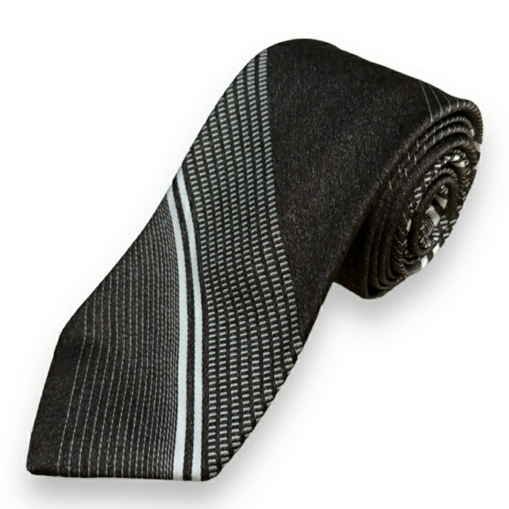 Lanvin Multicolor Diagonal Striped Traditional Tie